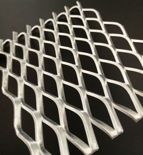 Aluminum Diamond Mesh Decorative Expanded Aluminium Mesh Supply