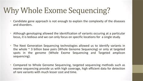 Whole Exome Sequencing Pptx