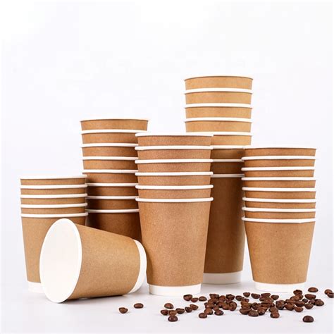 Bulk 10oz Double Wall Paper Cup Perfect For Serving Tea Hot Drinks