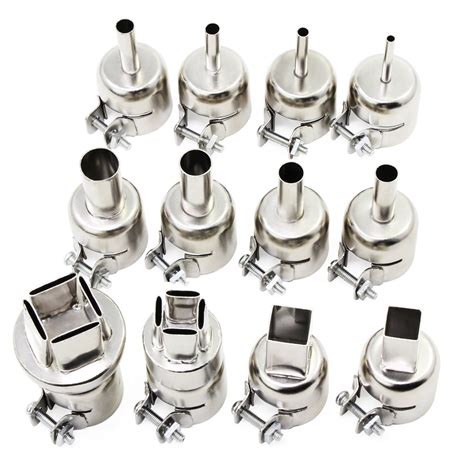 Ocr Pcs Universal Heat Gun Nozzle Kit Mm Hot Air Gun Tips Heat Resisting Nozzles Tool For