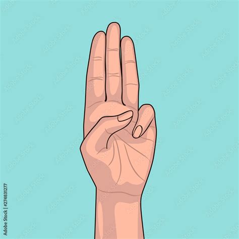 Girl Scout Hand Symbol