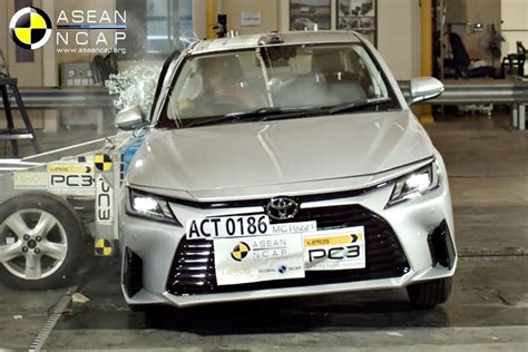 All New Toyota Vios Raih Bintang Uji Keselamatan Asean Ncap