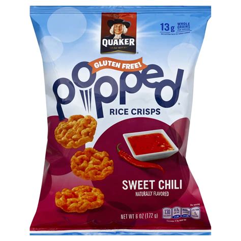 Quaker Popped Rice Crisps Sweet Chili - Shop Rice Cakes at H-E-B