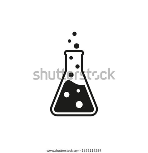 Chemical Flask Icon Experiment Flask Vector Stock Vector Royalty Free