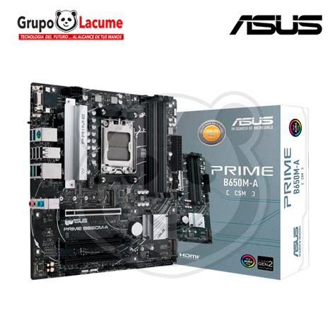 TARJETA MADRE ASUS PRIME B650M A AX AM5 DDR5