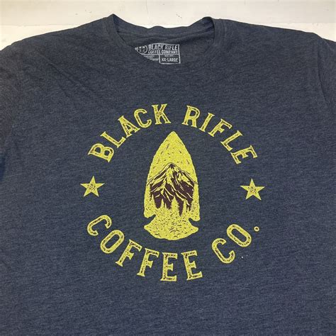 BLACK RIFLE COFFEE COMPANY Arrowhead TEE T SHIRT Sz Mens XXL Tri Blend