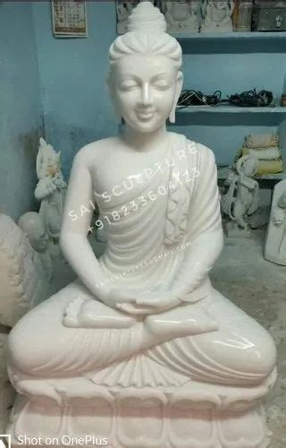 Jaipurcrafts Marble Buddha Statue At Rs 18000 In Jaipur Id 22788449473