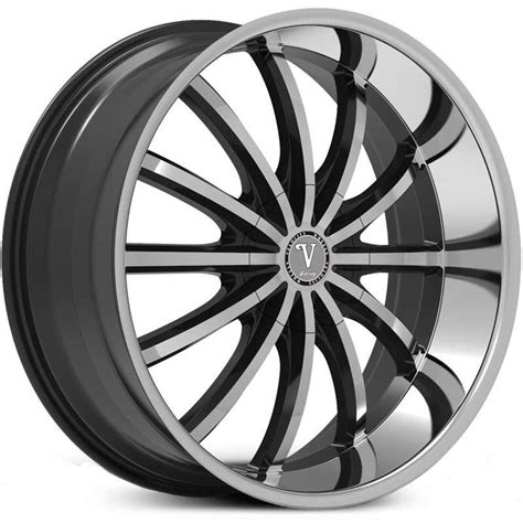 22x8 Velocity Vw 24 Black Machined Rwd Wheels And Rims