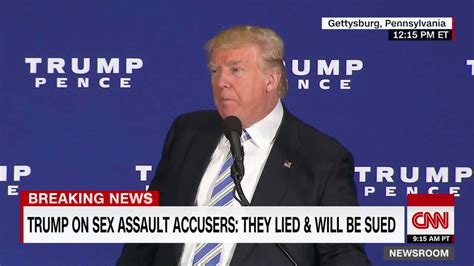 Trump Accuser He Groped Me Because Of Boredom Cnn Video