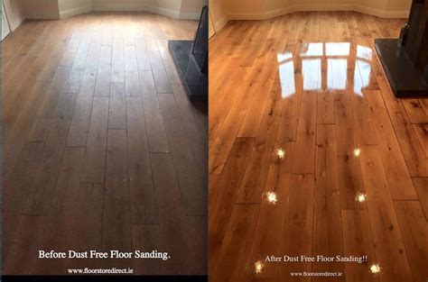 Check Out This Before And After Shot Of Our Dust Free Floor Sanding