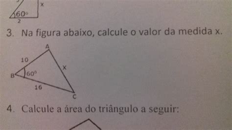 No Triângulo Da Figura Abaixo Calcule A Medida X