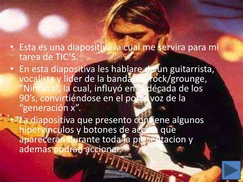 La Vida De Kurt Cobain Ppt