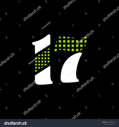 17 Digit Logo Design Vector Template Stock Vector (Royalty Free) 1576286023 | Shutterstock