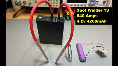 289 Mini Spot Welder 1S Kit For 18650 640 Amps Test And Teardown