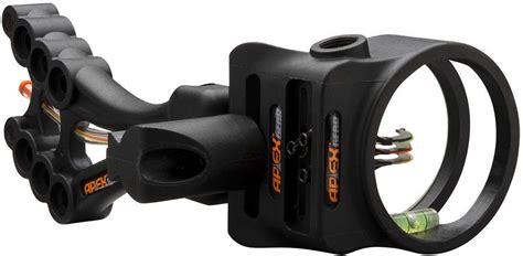 Apex Gear Apex Bow Sight Tundra 3 Pin 019 Black Ag1203bk 1027355