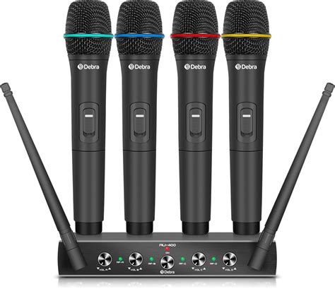 Debra Audio Pro Syst Me De Microphone Sans Fil Uhf Canaux Avec Micros