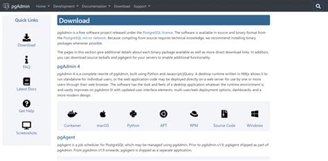 Laravel & pgAdmin download, install and configuration - IT Services