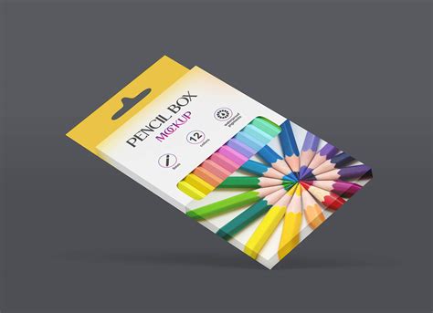 Free Pencil Packaging Box Mockup Psd Good Mockups