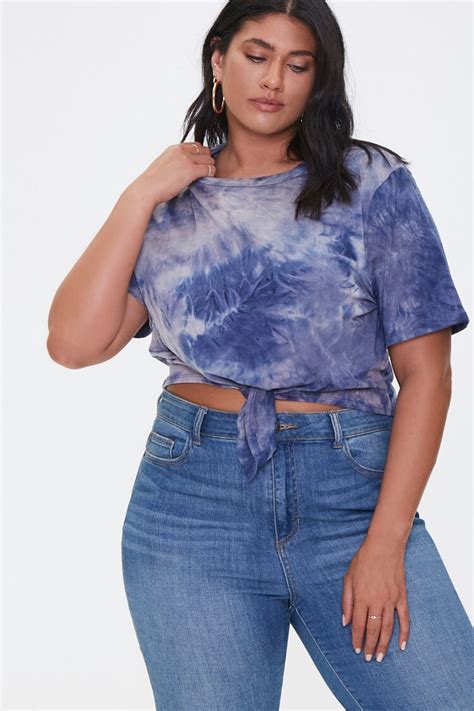 Plus Size Tie Dye Wash Tee Forever 21 Tie Dye Outfits Plus Size Plus Size Girls