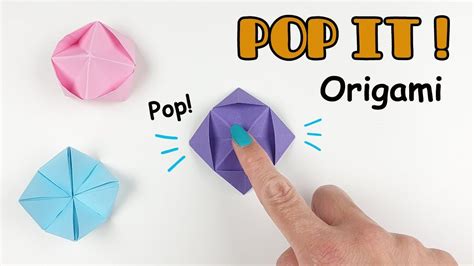 Hoy Vamos A Ver Cómo Hacer Un Pop It Casero O Diy Simple Hoyuelo Con Papel Se Hace Sin