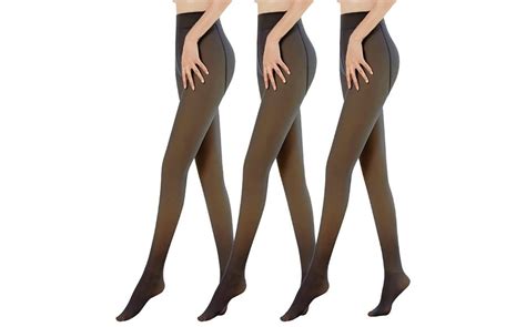 Ce Lot De Trois Collants Va Vous Tenir Chaud Cet Hiver Pour Moins De