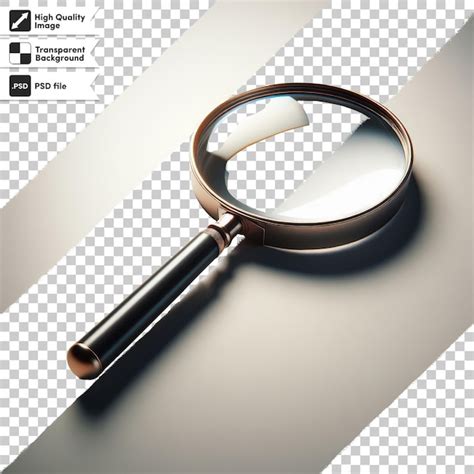 Premium Psd Psd Magnifying Glass On Transparent Background With