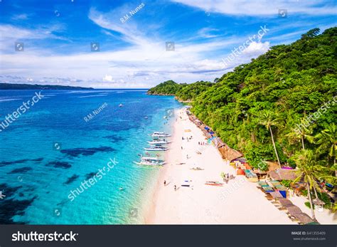 Aerial View Boracay Island Western Visayas Stock Photo 641355409 ...