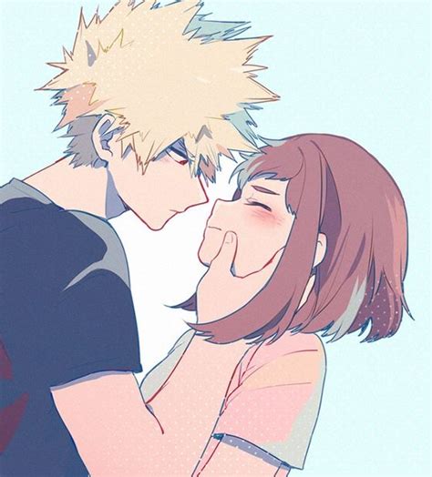 My Hero Academia Bakugou Katsuki X Uraraka Ochako Parejas Anime