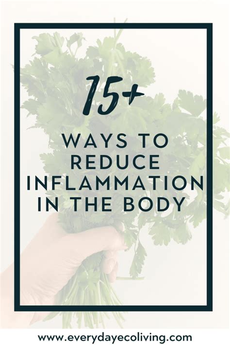 15 Ways To Reduce Inflammation In The Body Everydayecoliving In 2020