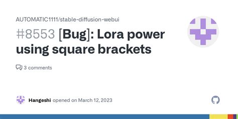 Bug Lora Power Using Square Brackets Issue Automatic