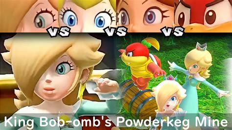 Super Mario Party Rosalina Vs Peach Vs Daisy Vs Pom Pom Youtube