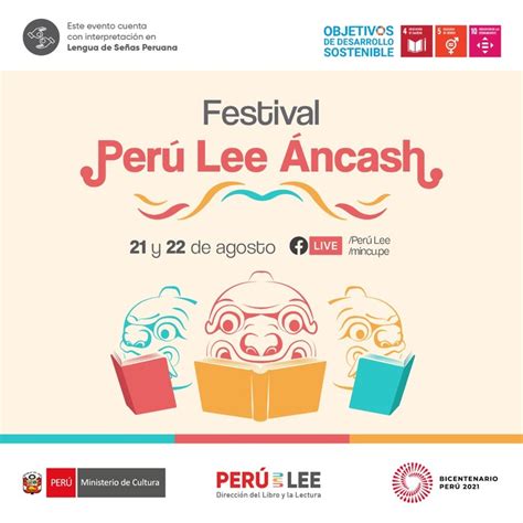 Noticia Ministerio de Cultura presentará Festival Perú Lee Áncash con