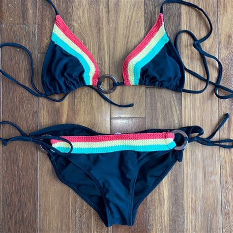 Swim Jamaica Flag Bikini Poshmark