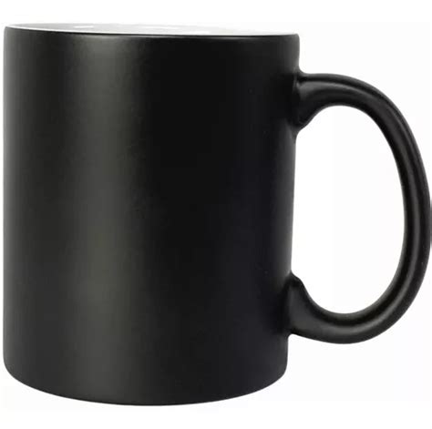 Taza Magica Negra 11oz Mate Sublimar Sublimacion 12 Pz Envío gratis