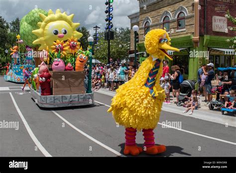 Orlando Florida August Big Bird In Sesame Street Party