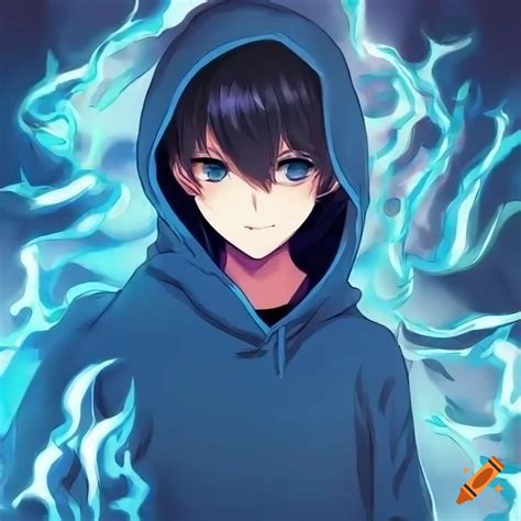 Cool Anime Guy With Hoodie Hot Sale