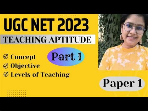 Part Teaching Aptitude Concept Objectives Levels Of Teaching