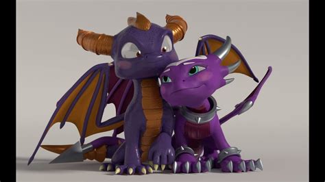 Cynder Kisses Spyro Short Animation Youtube