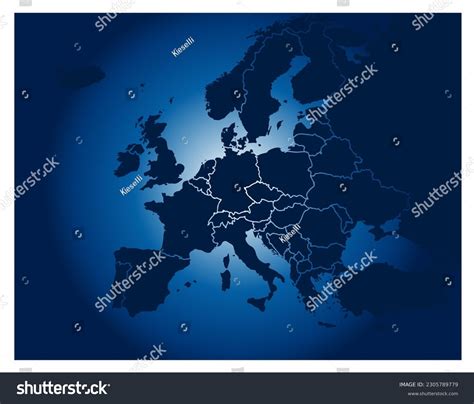 Best Europe Map On Dark Background Royalty-Free Images, Stock Photos ...