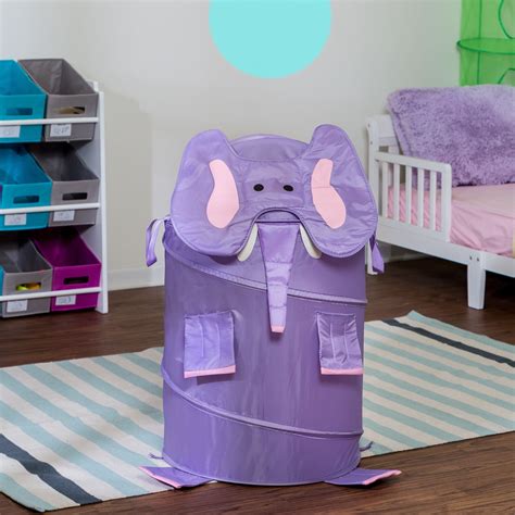 Honey Can Do Large Collapsible Kids Pop Up Hamper Elephant Walmart