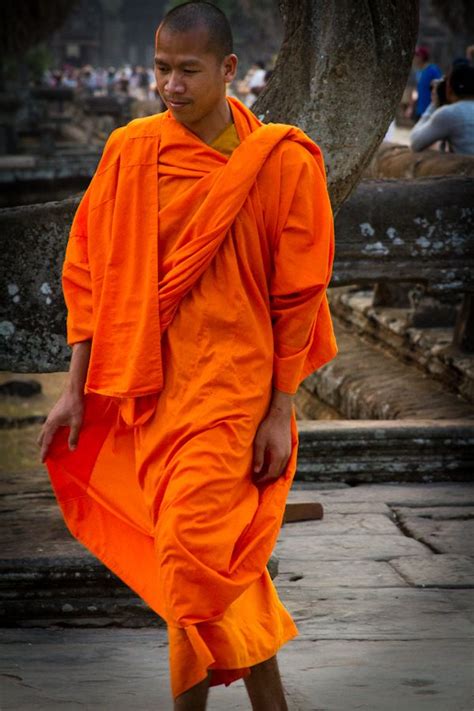 Orange Robe Buddhist Monk Buddha Buddhism Buddhism