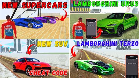 New Lamborghini Terzo Urus Cheat Code In New Update Indian