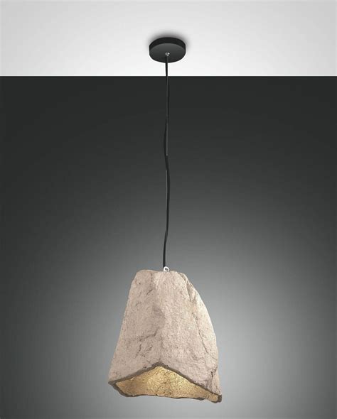 Fabas Luce Pendelleuchte Rock E Mm Beton Ab