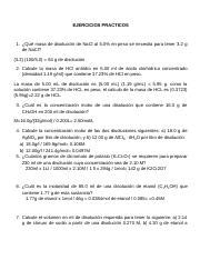 EJERCICIOS PRACTICO UNIDAD 5 Quimica Docx EJERCICIOS PRACTICOS 1