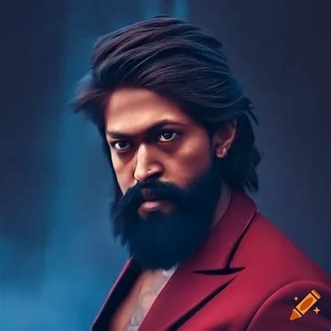 Poster Of Yash From The Movie Kgf