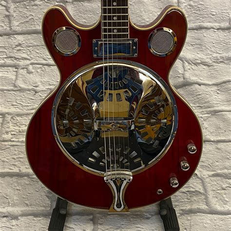 Cozart Resonator Electric Guitar Red Evolution Music