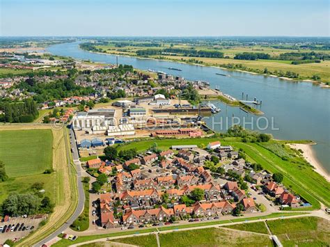 Aerophotostock Millingen Aan De Rijn Luchtfoto Met Shipyard