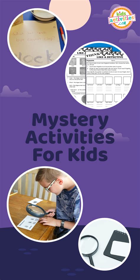 Mystery Activities For Kids Kids Activities Blog