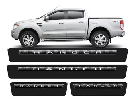 Kit Adesivos Soleira Premium Ford Ranger Limited X D