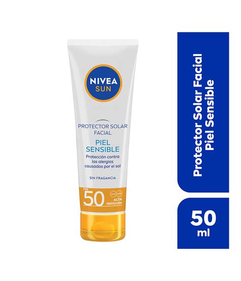 Protector Solar Facial Piel Sensible FPS 50 50 Ml NIVEA SUN